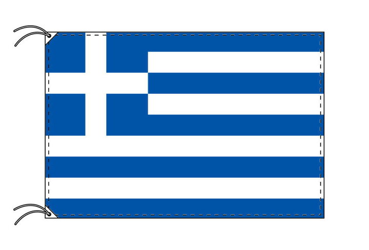 楽天市場 レンタル 3泊4日レンタル旗 ギリシャ国旗 旗単品 90 135cm国旗 高級テトロン製 安心の日本製 トスパ世界の国旗販売ショップ