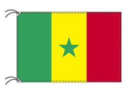 セネガル国旗[70×100cm・綿100％]