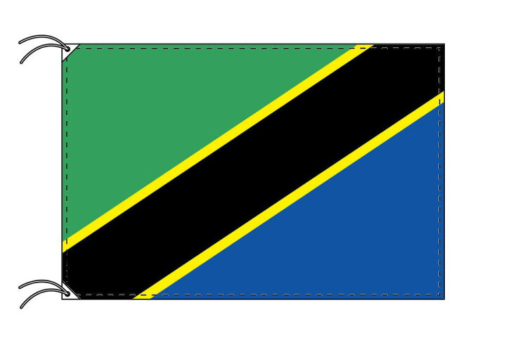 楽天市場 タンザニア 国旗 70 105cm テトロン製 日本製 世界の国旗シリーズ トスパ世界の国旗販売ショップ