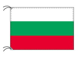 【レンタル】 3泊4日レンタル旗　ブルガリア国旗・付属品セット[90×135cm国旗・3mポール・扁平玉・スタンド・高級テトロン製]安心の日本製