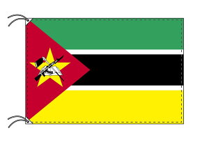 世界の国旗　モザンビ−ク・高級国旗セット【アルミ合金ポール・壁面取付部品付】【smtb-u】