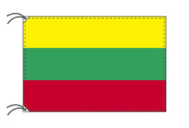TOSPA リトアニア 国旗 70×105cm テトロン製 日本製 世界の国旗シリーズ