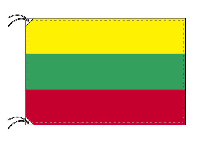 楽天市場 リトアニア 国旗 90 135cm テトロン製 日本製 世界の国旗シリーズ トスパ世界の国旗販売ショップ