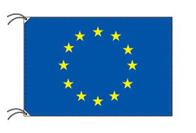 【レンタル】 3泊4日レンタル旗　EU[欧州連合]旗（旗単品）[90×135cm国旗・高級テトロン製]安心の日本製