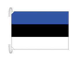 TOSPA エストニア 国旗 Lサイズ 50×75cm テトロン製 日本製 世界の国旗シリーズ