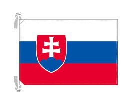 TOSPA スロバキア 国旗 Lサイズ 50×75cm テトロン製 日本製 世界の国旗シリーズ