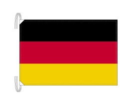 TOSPA ドイツ 国旗 Lサイズ 50×75cm テトロン製 日本製 世界の国旗シリーズ