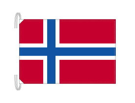 TOSPA ノルウェー 国旗 Lサイズ 50×75cm テトロン製 日本製 世界の国旗シリーズ