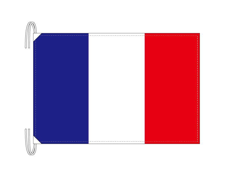 ちょっと大きめ手旗サイズの国旗 200ヶ国常備在庫 【56%OFF!】 フランス 国旗 Lサイズ 50×75cm 話題の人気 日本製 世界の国旗シリーズ テトロン製