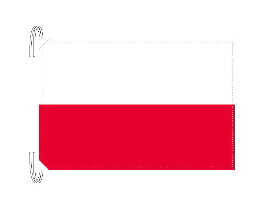 売れ筋ランキング ちょっと大きめ手旗サイズの国旗 200ヶ国常備在庫 ポーランド AL完売しました 国旗 Lサイズ 世界の国旗シリーズ テトロン製 日本製 50×75cm