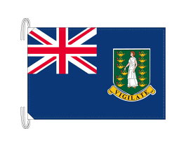 TOSPA イギリス領ヴァージン諸島 旗 Lサイズ 50×75cm テトロン製 日本製 世界の国旗シリーズ IOC加盟地域