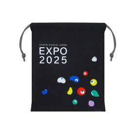 EXPO2025 ミャクミャク ミニ巾着 スヤスヤ 黒 2025大阪・関西万博公式ライセンス商品