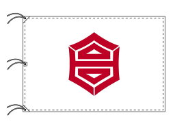 TOSPA 高知市旗 高知県県庁所在地の市の旗 140×210cm テトロン製 日本製 日本の県庁所在地旗シリーズ