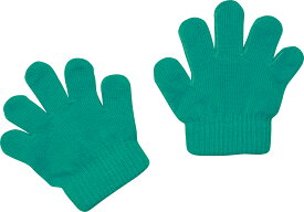 幼児用 ミニのびのび手袋 緑(2113) 2個組 11×12cm（伸びてない状態）素材 アクリル ナイロン