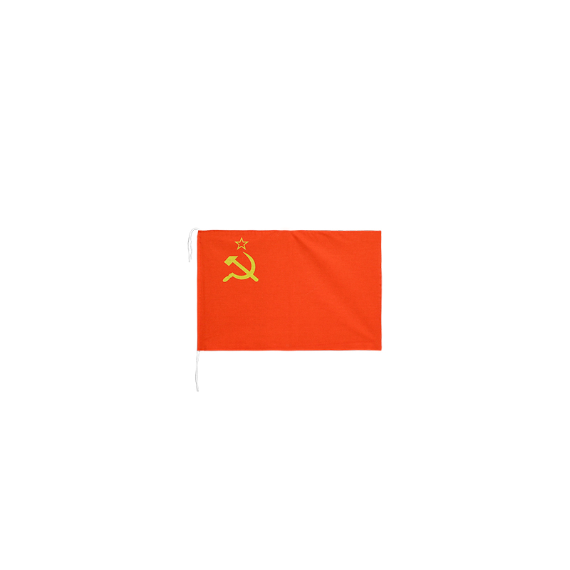倉庫から出てきた旧国旗の販売 ソビエト連邦 ソ連 国旗 人気海外一番 1955-1991年 日本製 木綿製 購買 34×50cm 旧国旗掘り出し物シリーズ