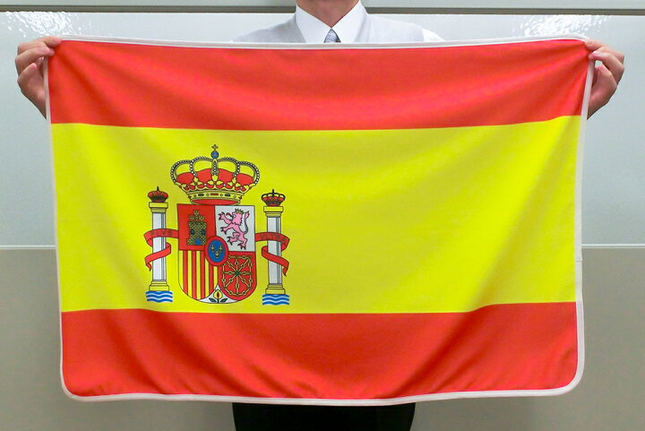 楽天市場 世界の国旗 ひざ掛け ブランケット スペイン国旗柄 フリース生地 日本製 スポーツ観戦応援用フラッグ トスパ世界の国旗販売ショップ