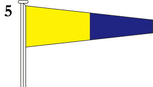 TOSPA ېM  Numeral Pennantsy5z[bgpF30×76×6cm ؖ]