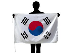 韓国　国旗[70×100cm・ポリエステル100％]