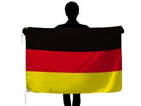 TOSPA ドイツ 国旗 90×135cm テトロン製 日本製 世界の国旗シリーズ
