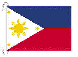 TOSPA フィリピン 国旗 Mサイズ 34×50cm テトロン製 日本製 世界の国旗シリーズ