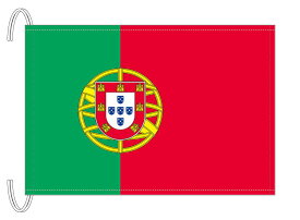 TOSPA ポルトガル 国旗 Mサイズ 34×50cm テトロン製 日本製 世界の国旗シリーズ