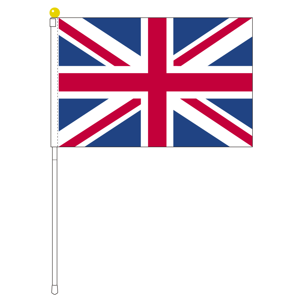 楽天市場】TOSPA イギリス 英国 UK 国旗 ポータブルフラッグ 旗サイズ