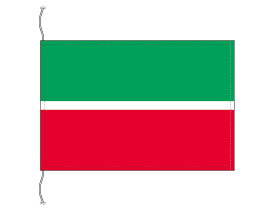 TOSPA タタールスタン共和国 国旗 ロシア連邦構成国 卓上旗 旗サイズ16×24cm テトロントロマット製 日本製 世界の旧国旗 世界の組織旗シリーズ