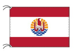 TOSPA フランス領ポリネシア 旗 90×135cm テトロン製 日本製 世界の旧国旗 世界の組織旗シリーズ