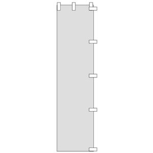 nJ[̂ڂTCY 45×180cm 16O[ |GXe