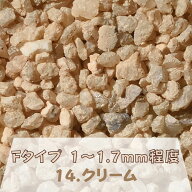 カラーサンド 150g 大粒（1〜1.7mm位） Fタイプ クリーム（14） 日本製 デコレーションサンド 　飾り砂 …