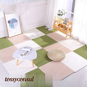 �u10���P�ʂŔ̔��v �^�C���J�[�y�b�g �W���C���g�}�b�g 30cm-30cm �T�C�h�p�[�c�t�� �~������ �Y���Ȃ� DIY �J�b�g�\ �v���C�}�b�g �t���A�}�b�g ���O�}�b�g �^�C���}�b�g �h������ �q�� ��