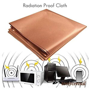 新生活応援 電磁遮断 電磁波シールド 電磁波防止グッズ 生地 EMF 防護布 110×100cm 大判サイズ 電磁波 遮断シート 電磁波を遮断 放射線 RFID Wifi 4G 5G リレーアタック防止 電波シールド スマート