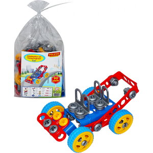 おもちゃ 工具セット 車(90pieces) POLESIE ポリシエ 男の子 知育玩具 子供 キッズ 小学生 室内 遊び 誕生日 女の子 節句 入園 プレゼント ギフト