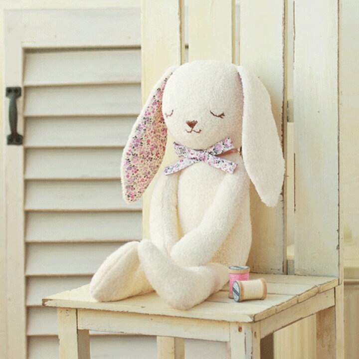 楽天市場 やわらか手触りのウサギ 手作りキット 手芸 オーガニック ハマナカ 赤ちゃん 人形 出産祝 コットン うさぎ 兎 ラビット 新生児 男の子 女の子 ファーストトイ ゆうパケット 送料無料 Fanmary ファンメアリー