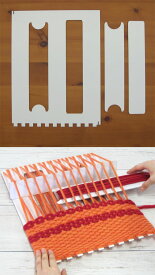 おりぼー（大人用） 手芸キット（織機） ハマナカ 簡単 編み物 毛糸の帽子 編み機 織物