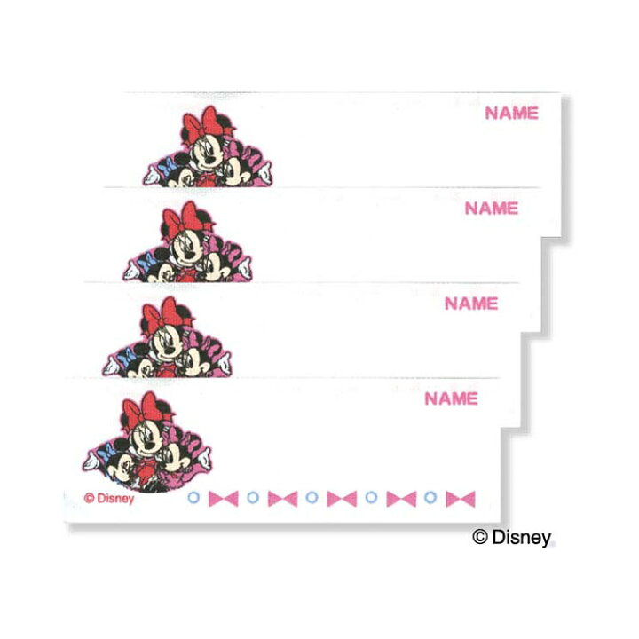 楽天市場 ディズニー ミニー リトルリボンズ ネームラベル 1枚 2 6cm ワッペン アイロン 名札 手芸用品 刺しゅう 刺繍 手作り アップリケ キッズ 子供 入学 入園 Minnie Disney ゆうパケット対応 Yp Fanmary ファンメアリー