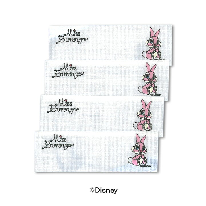 楽天市場 ディズニー ミスバニー ネームラベル 1枚 2 6cm ワッペン アイロン 名札 手芸用品 刺しゅう 刺繍 手作り アップリケ キッズ 子供 入学 入園 ゆうパケット対応 Yp Fanmary ファンメアリー