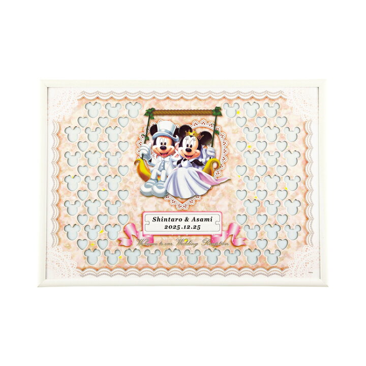 楽天市場 ウェルカムボード ウェディング Disney ディズニー スウィング ミッキーマウス ミニーマウス 結婚式 披露宴 受付 パズル 寄せ書き 結婚祝い プレゼント ギフト 二次会 送料無料 返品不可 Fanmary ファンメアリー