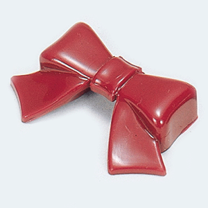 リボン箸置 朱 485-18018(Z687-77)箸置き 箸休め はし置き リボン型 日本製 カトラリー かわいい ギフト プレゼント おもてなし 飲食店 旅館 料亭 カフェ レストラン 居酒屋 施設 食堂 業務用 ま