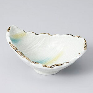 若葉ネジリ中付 707-10261(Z710-198)有田焼 多用鉢 中鉢 中皿 皿 お皿 日本製 国産陶器 飲食店 レストラン ホテル 旅館 料亭 割烹 小料理 カフェ 居酒屋 和食 和食器 ギフト プレゼント おしゃれ