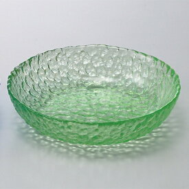 5寸皿　HG06　グリーン　840-24003(Z803-152)ガラス製品 小皿 小鉢 皿 透明 おしゃれ 飲食店 業務用 業務用食器