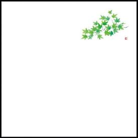 耐油天紙懐敷　もみじ(若)　5寸(4,5月)(300枚入)　192-90015-02(Z127-232)耐油紙 天ぷら敷紙 天婦羅 揚げ物 耐油性 使い捨て 15cm 300枚入 おしゃれ 和モダン 和食 飲食店 料亭 旅館 ホテル レストラン カフェ 紙 紙製 業務用