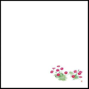 耐油天紙懐敷 コスモス 4寸(9,10月)(300枚入) 192-90025-01(Z128-149)耐油紙 天ぷら敷紙 天婦羅 揚げ物 耐油性 使い捨て 12cm 300枚入 おしゃれ 和モダン 和食 飲食店 料亭 旅館 ホテル レストラン カフ