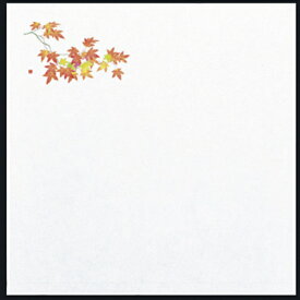 耐油天紙懐敷 紅葉　5寸(9,10月)(300枚入)　192-90026-02(Z128-152)耐油紙 天ぷら敷紙 天婦羅 揚げ物 耐油性 使い捨て 15cm 300枚入 おしゃれ 和モダン 和食 飲食店 料亭 旅館 ホテル レストラン カフェ 紙 紙製 業務用