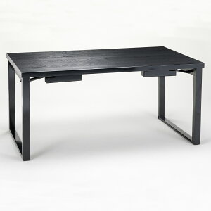 【法人様限定】ハード黒乾漆8本脚兼用机・幕板なし(畳ずり脚) 129-22001〜22092-30(Z954)テーブル 机 日本製 畳ずり脚 折りたたみ式 座卓 旅館 料亭 お店 店舗 飲食店 神社 お寺 和風 業務用 業務