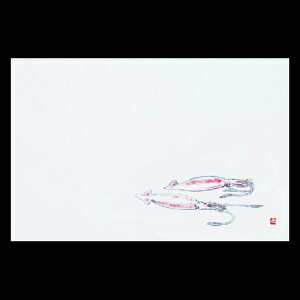 38cm上質紙マット 活イカ 201-10080(Z102-156)テーブルマット ランチョンマット 紙マット 紙製 ペーパー ペーパーマット 日本製 38×26cm 100枚入 使い捨て 使い捨てマット 和風 おしゃれ 和食 料亭