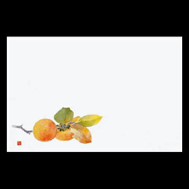 38cm上質紙マット　柿　201-10221(Z106-294)テーブルマット ランチョンマット 紙マット 紙製 ペーパー ペーパーマット 日本製 38×26cm 100枚入 使い捨て 使い捨てマット 和風 おしゃれ 和食 料亭 旅館 レストラン カフェ ホテル 飲食店 業務用