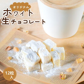 雪のようなホワイト生チョコ(12粒入り)