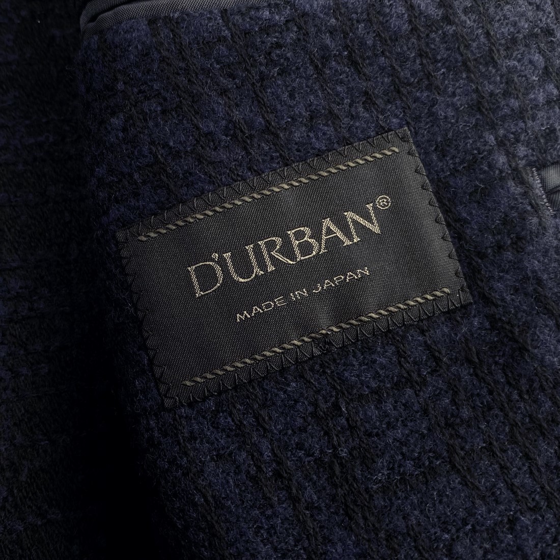 楽天市場】D'URBAN【ダーバン】日本製織柄ツイードジャケットネイビー