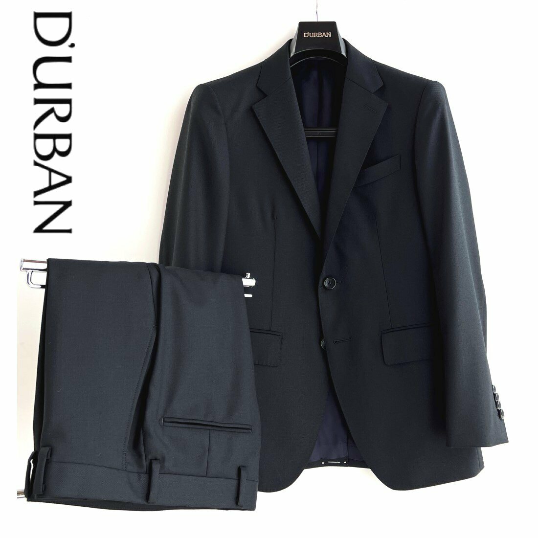 楽天市場】D'URBAN【ダーバン】日本製ウールスーツ濃紺 ネイビー総裏